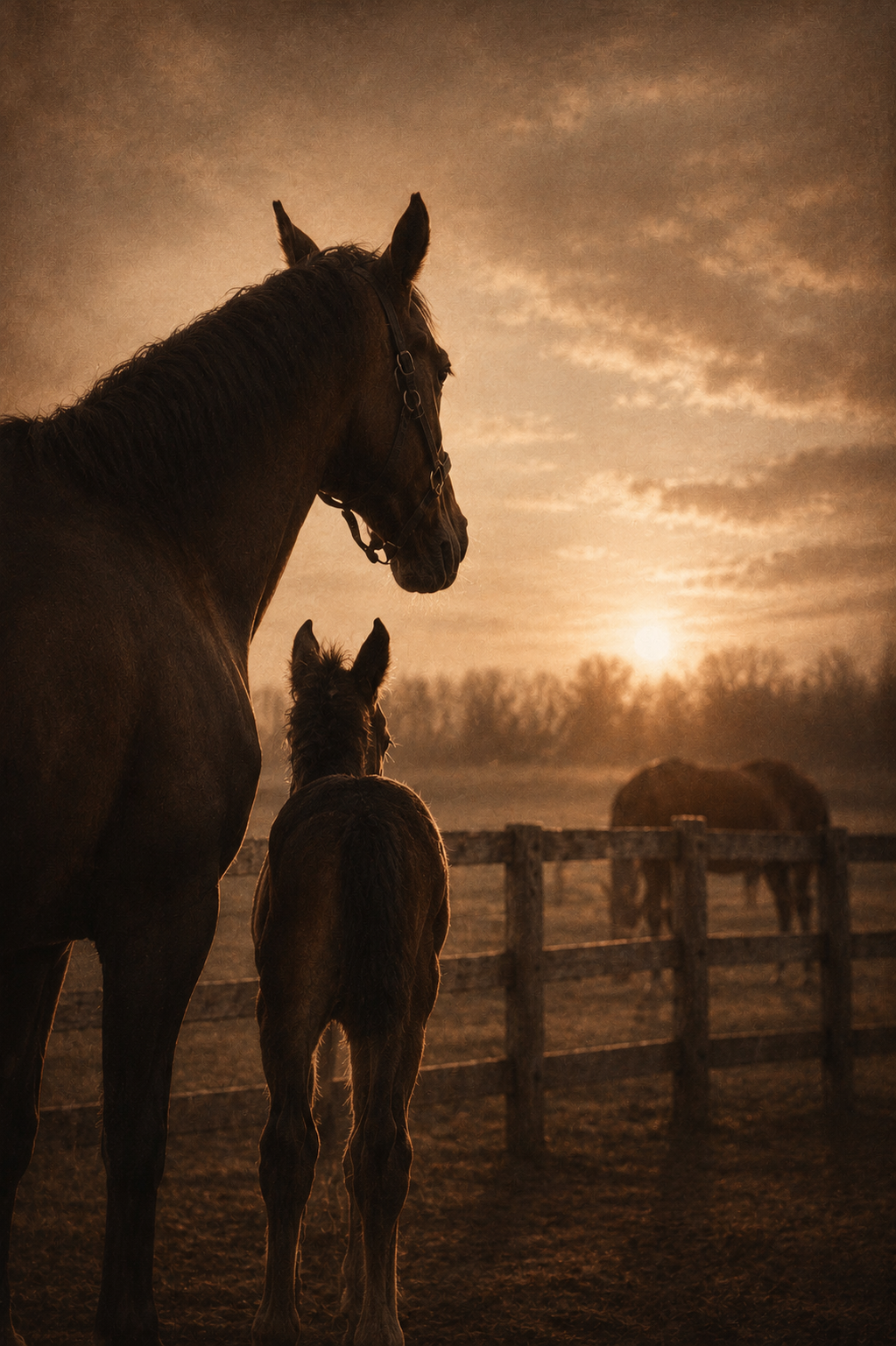 Mare and foal