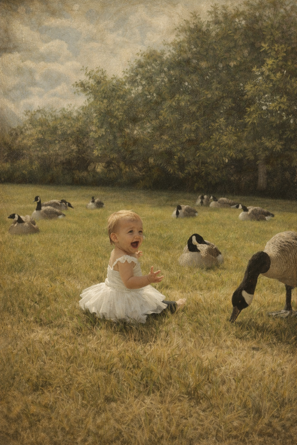 Digital painting and Framing
